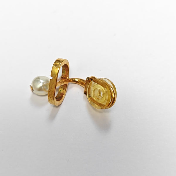 Metal Gold Clip On Earrings
