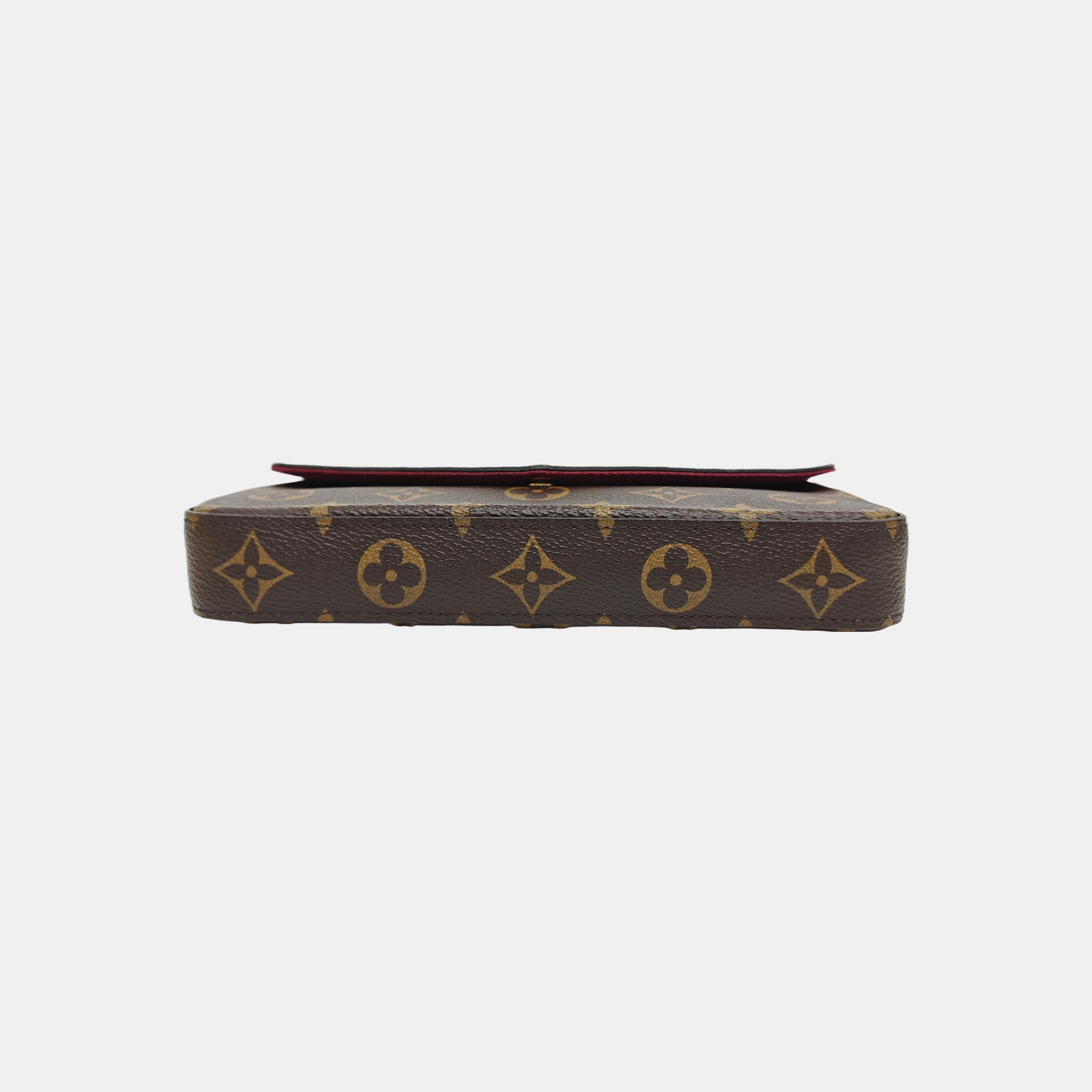 FÉLICIE Monogram Coated Canvas Brown