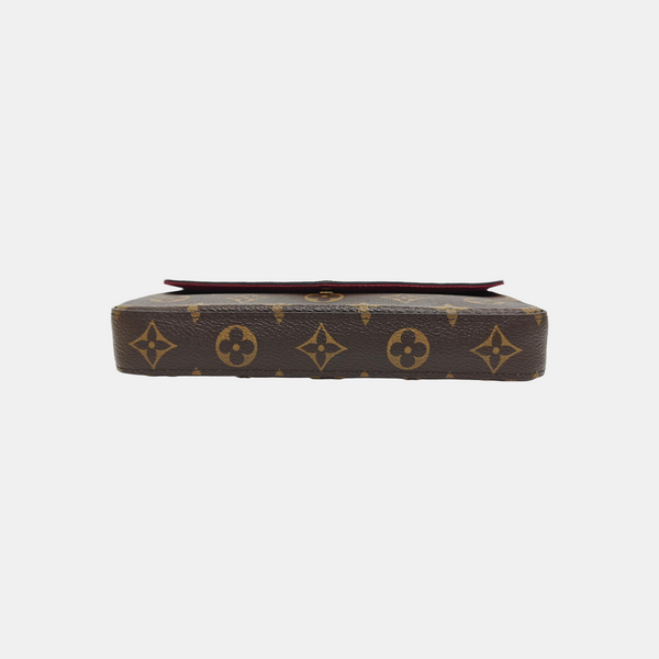 FÉLICIE Monogram Coated Canvas Brown