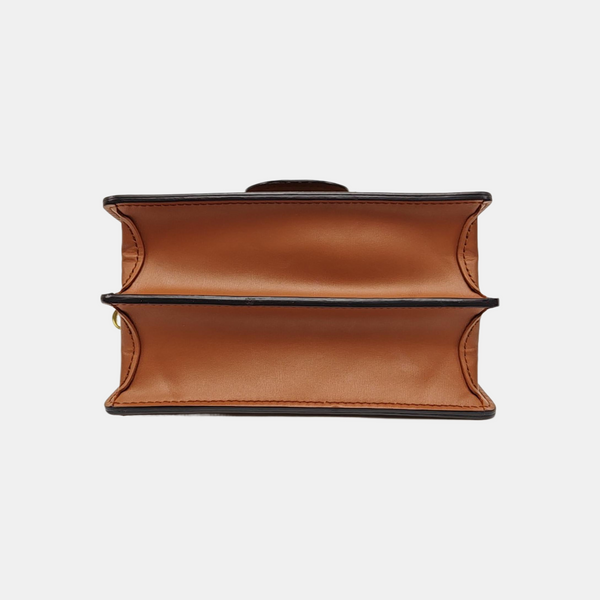 DAUPHINE Mini Monogram Coated Canvas Brown