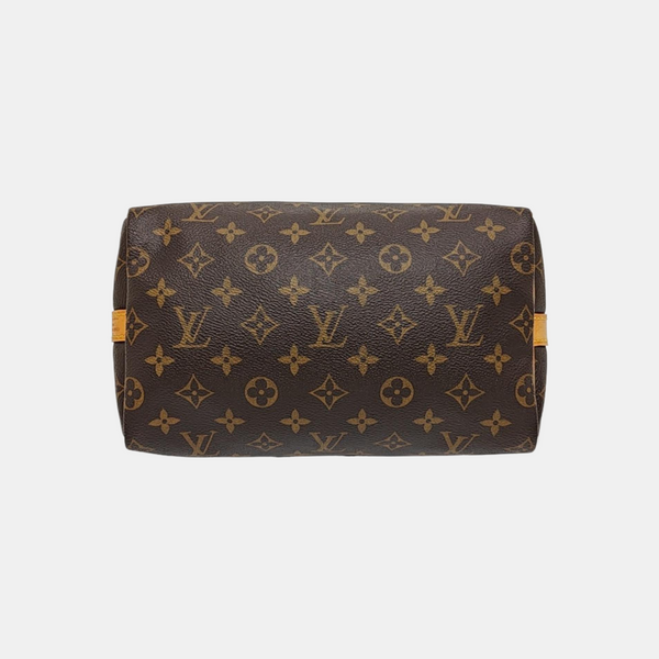 SPEEDY 25 Monogram Coated Canvas Brown