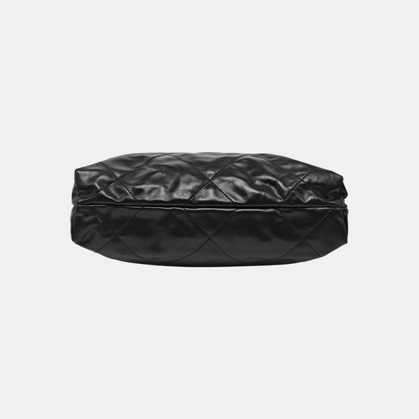 CHANEL 22 Small Quilted Calfskin Black
