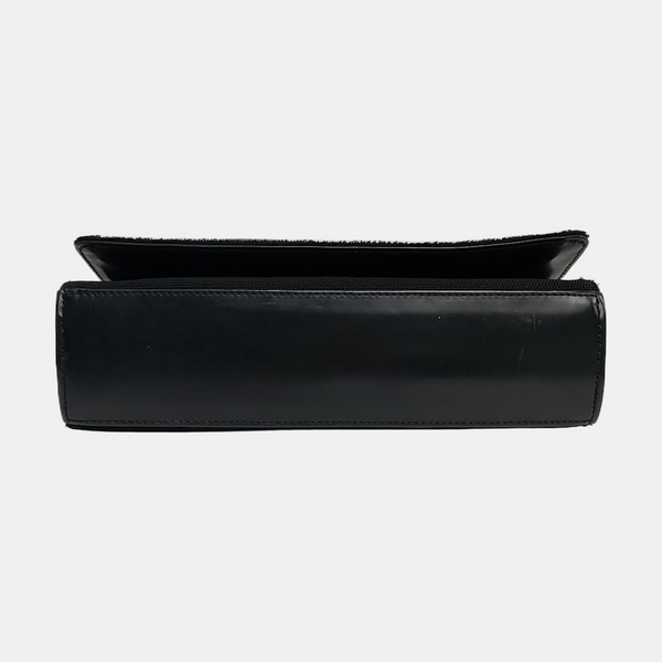 Canvas Top Handle Bag Black