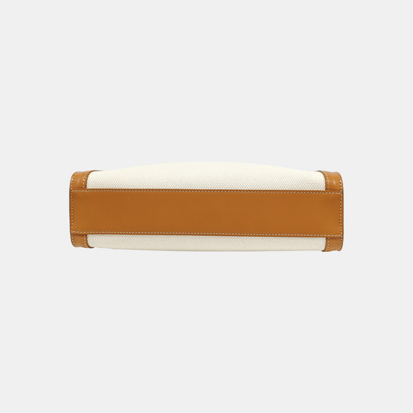 Authenticated pre-owned  CABAS CELINE Small Canvas White - Shoulder Bag at Looply