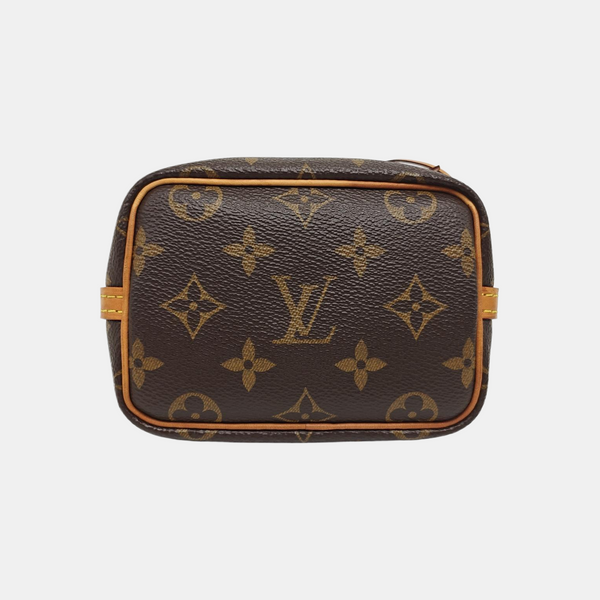 NÉONOÉ Nano Monogram Coated Canvas Brown
