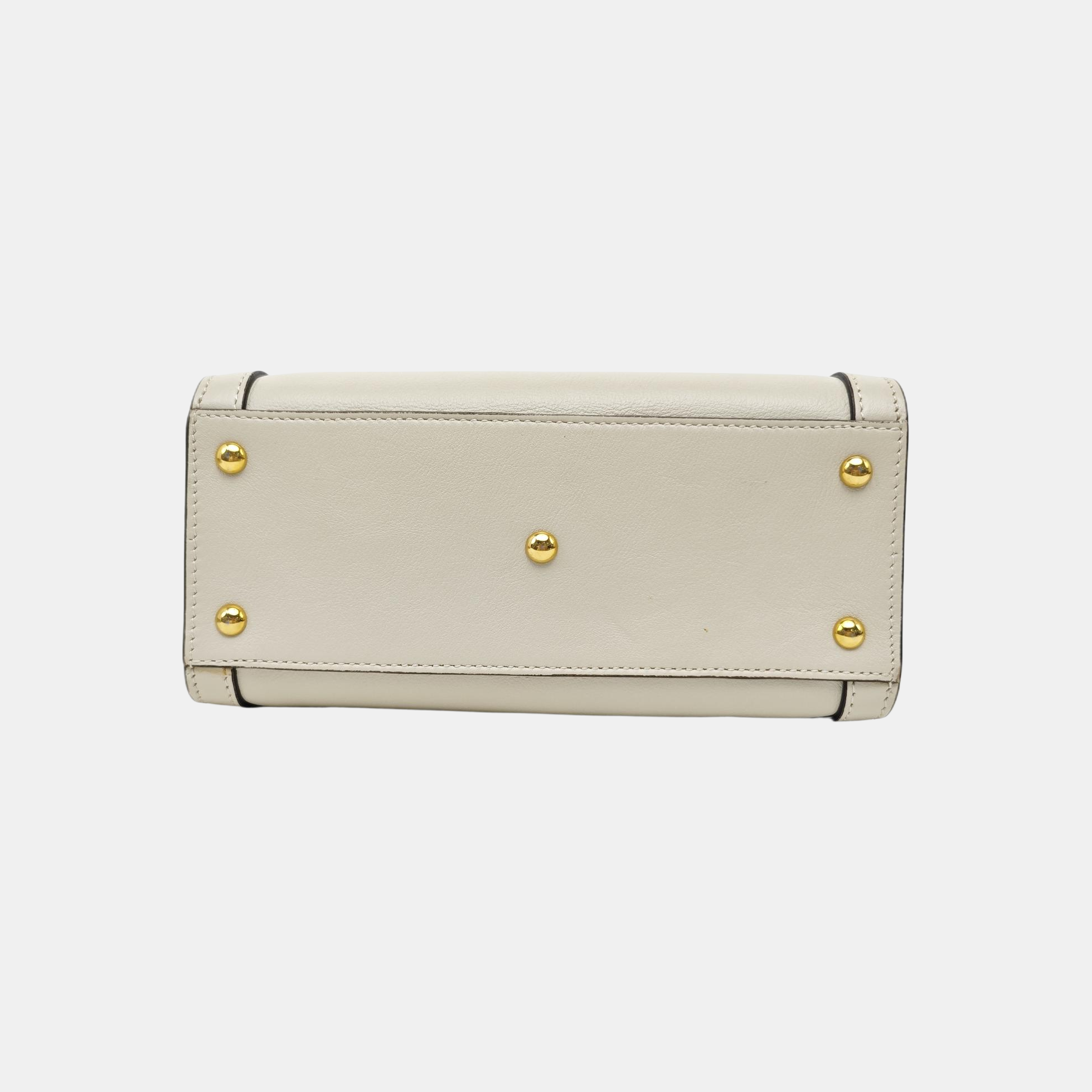 Diana Mini Calfskin White