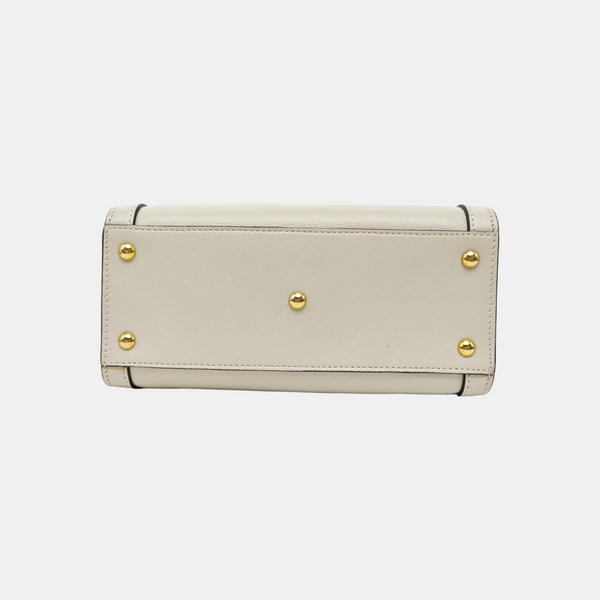 Diana Mini Calfskin White