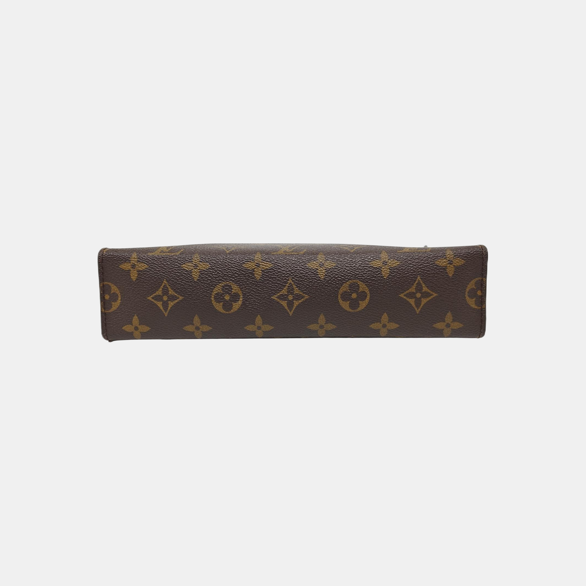 TOILET POCKET 26 Monogram Coated Canvas Brown