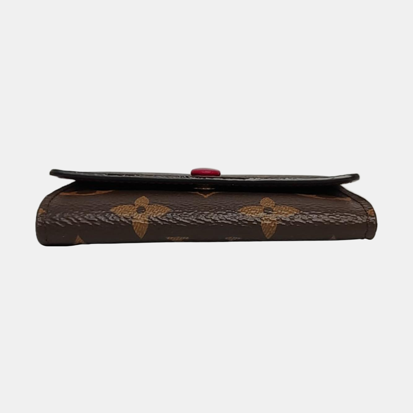 Monogram Coated Canvas Key Pouch Brown