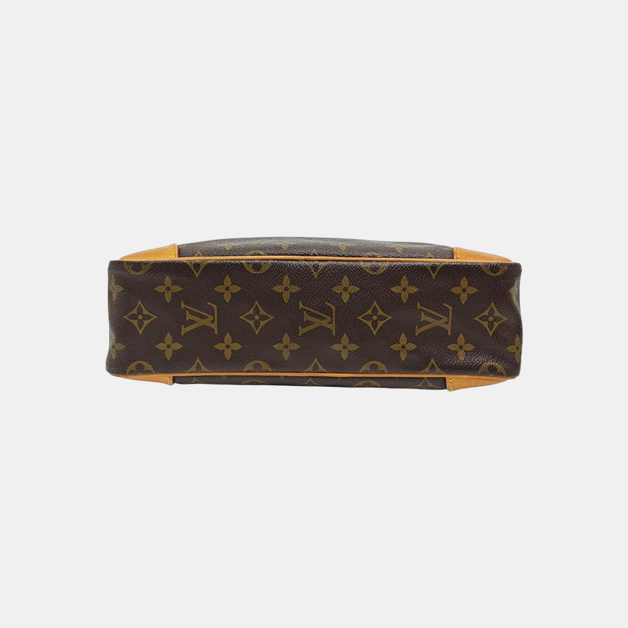 VINTAGE TROCADERO 30 Monogram Coated Canvas Brown