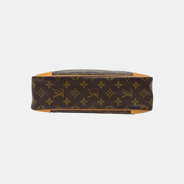 VINTAGE TROCADERO 30 Monogram Coated Canvas Brown