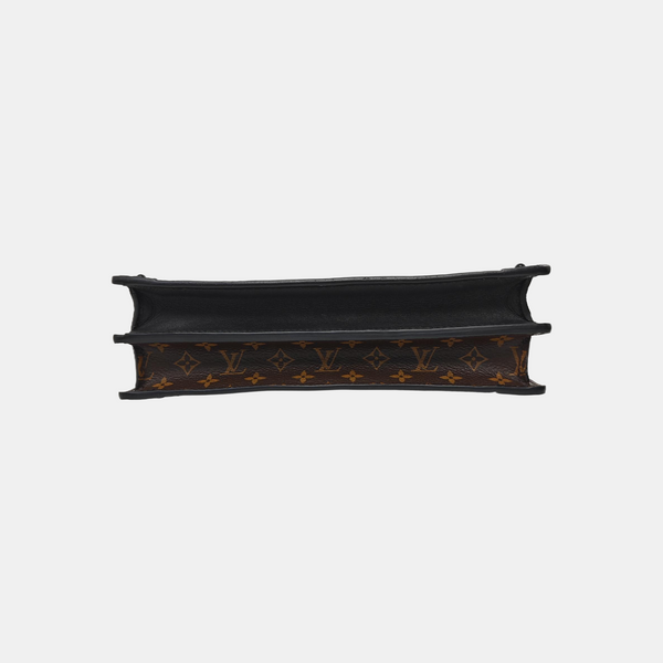 TRUNK Monogram Coated Canvas Brown