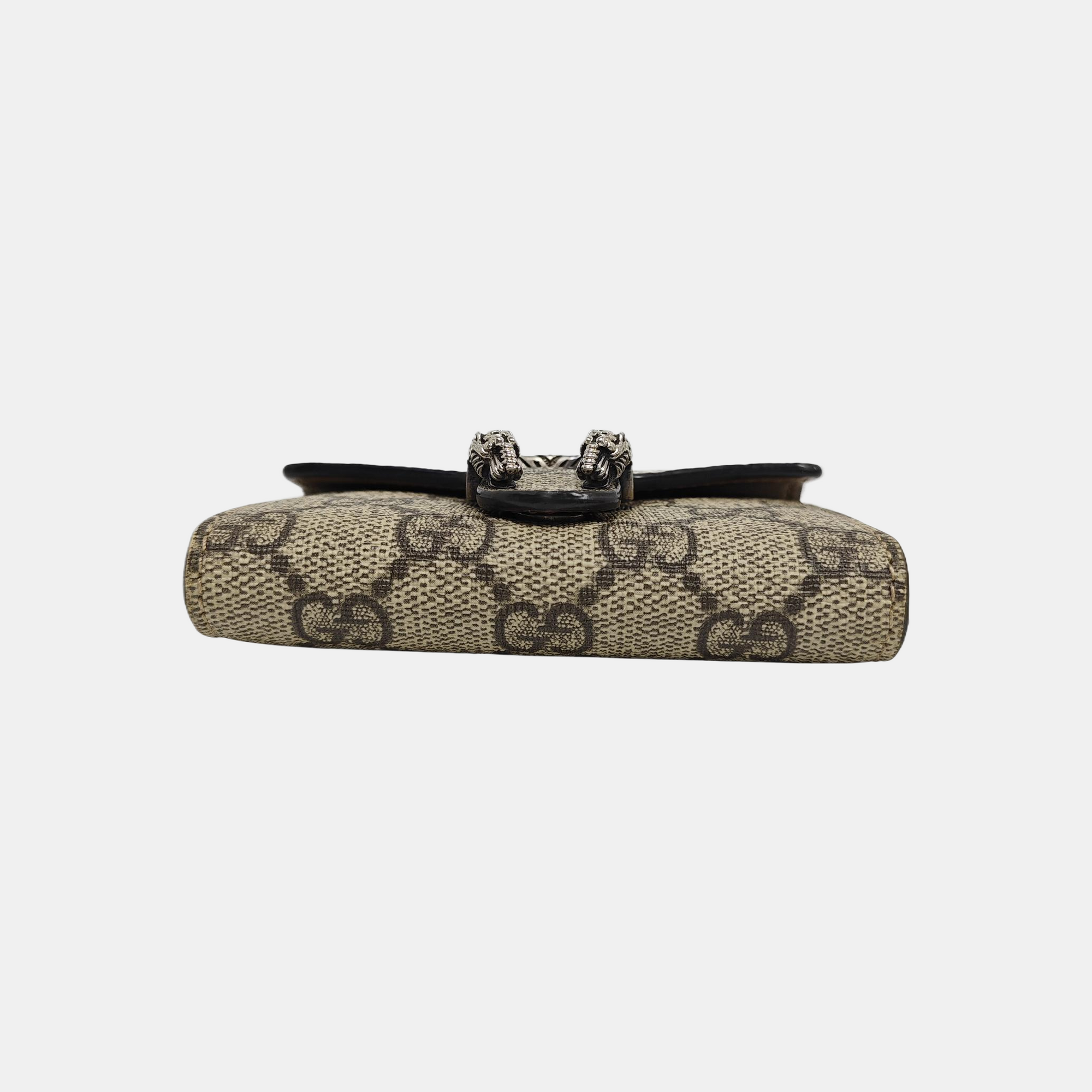 Dionysus Mini Monogram Coated Canvas Beige