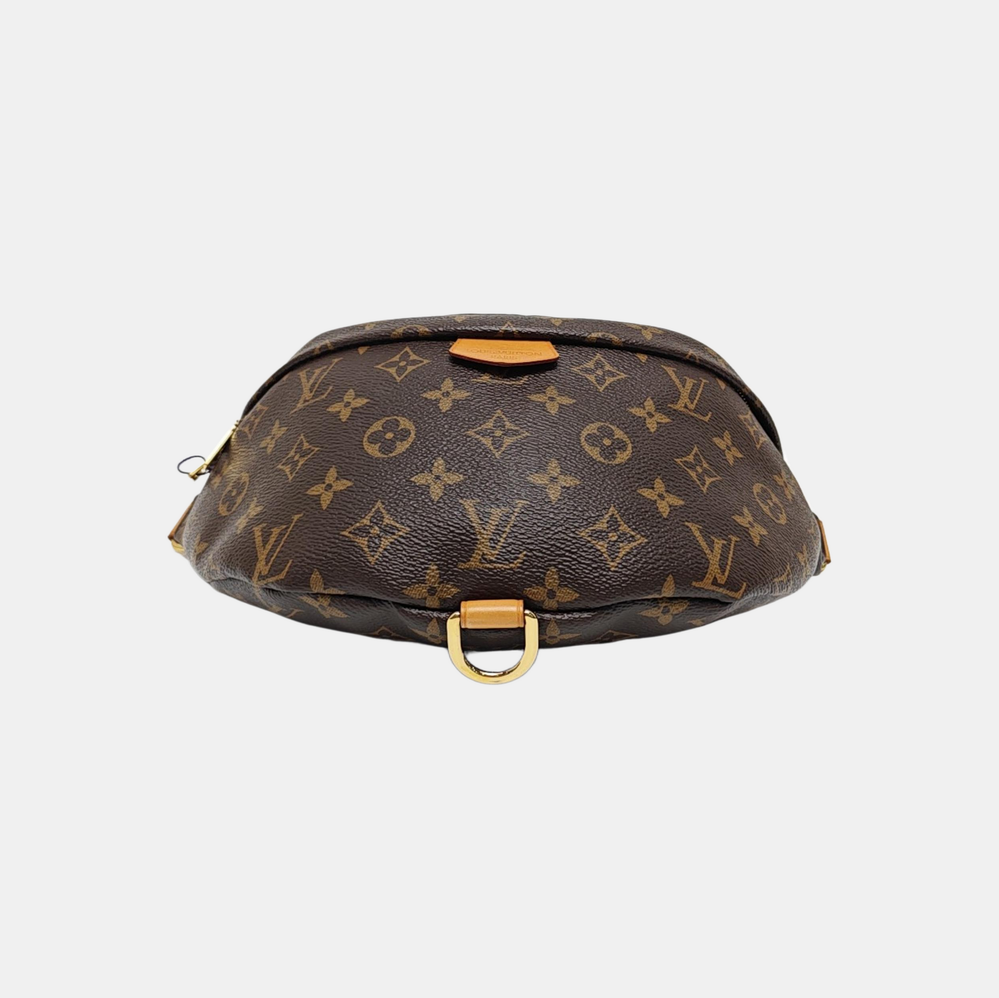 BUMBAG Monogram Coated Canvas Brown