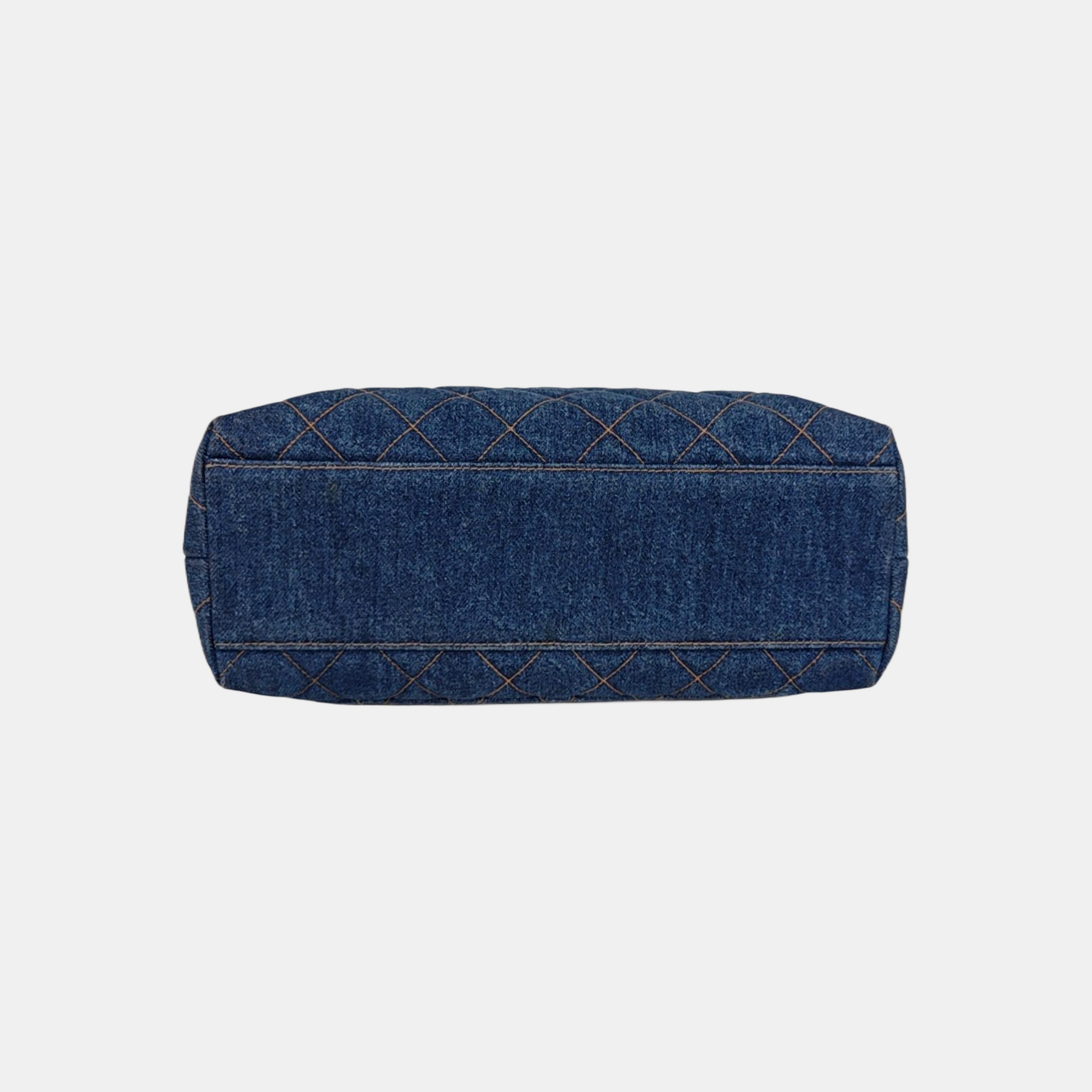VINTAGE KELLY Quilted Denim Blue