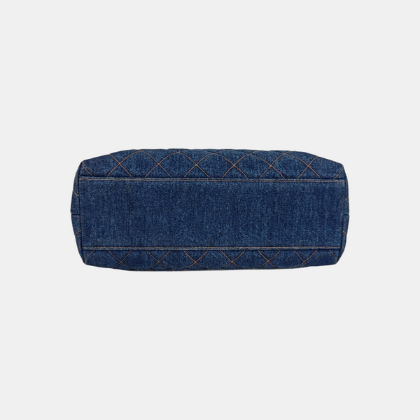 VINTAGE KELLY Quilted Denim Blue