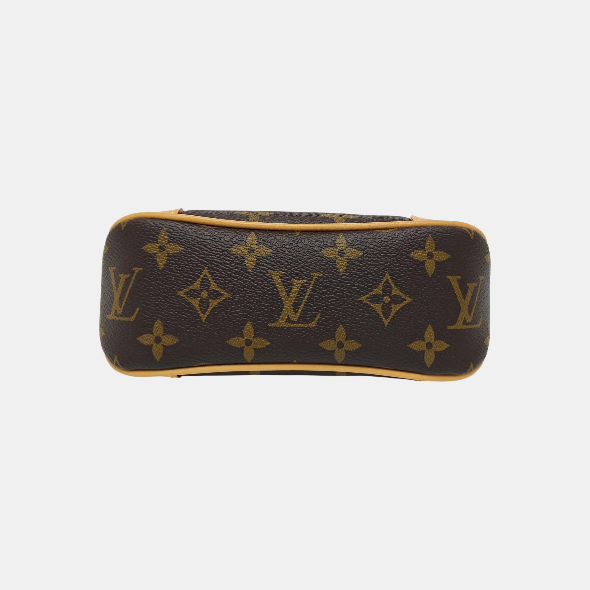 BOULOGNE Nano Monogram Coated Canvas Brown