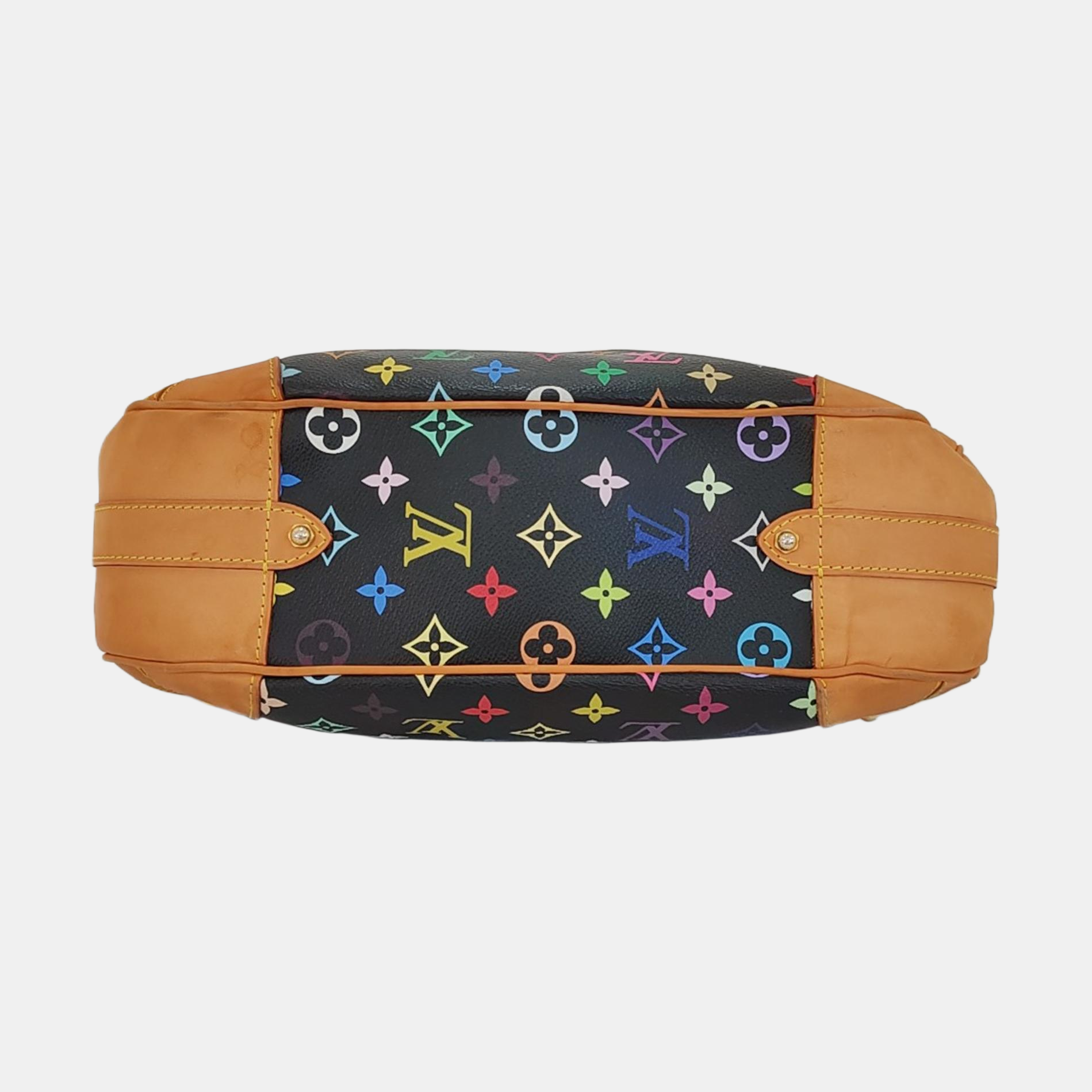 GRETA Monogram Coated Canvas Black