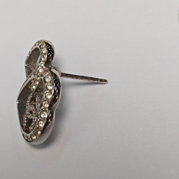 Metal Silver Stud Earrings