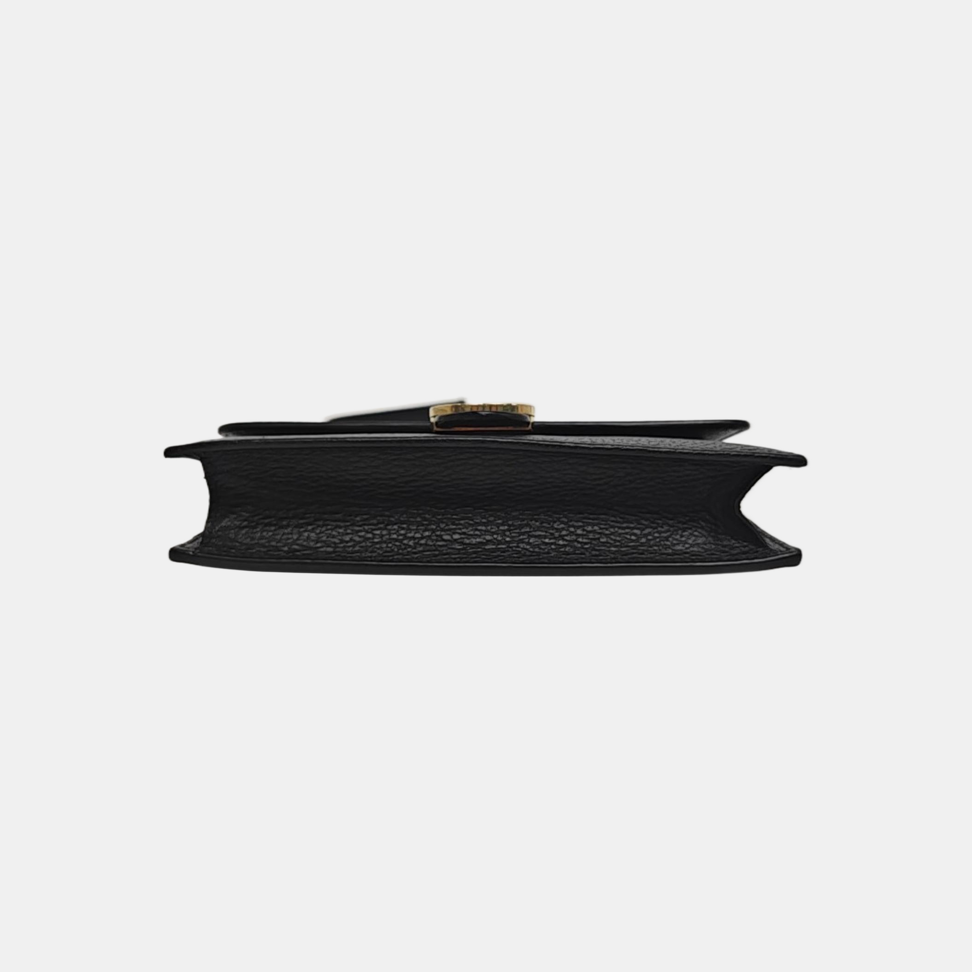 Interlocking G Small Calfskin Black