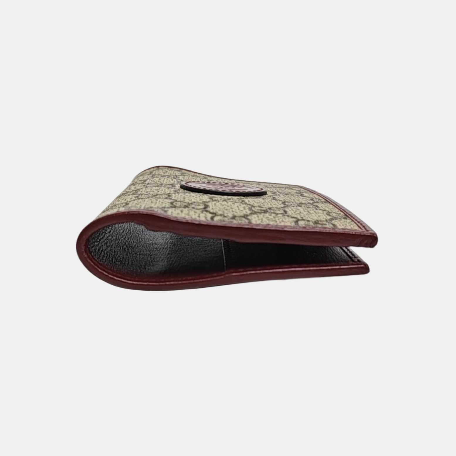 Monogram Coated Canvas Card Holder Beige