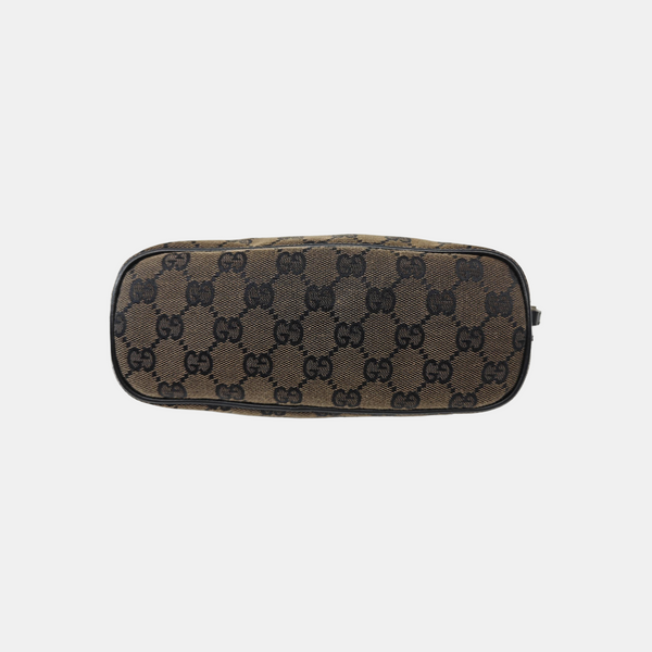 Monogram Canvas Top Handle Bag Brown