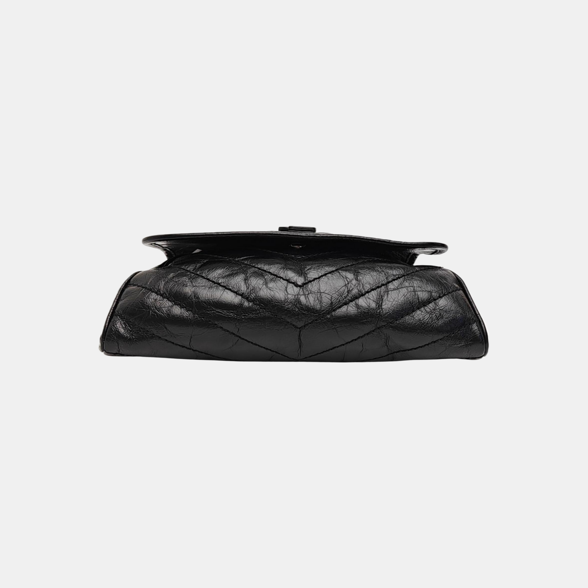 Calfskin Shoulder Bag Black
