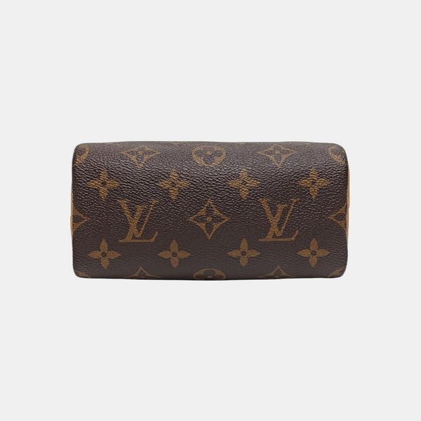 SPEEDY Nano Monogram Coated Canvas Brown