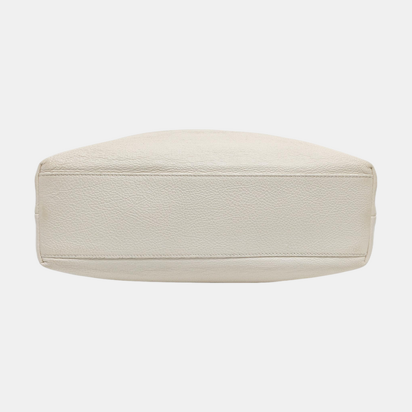 Shopping Bag Calfskin White