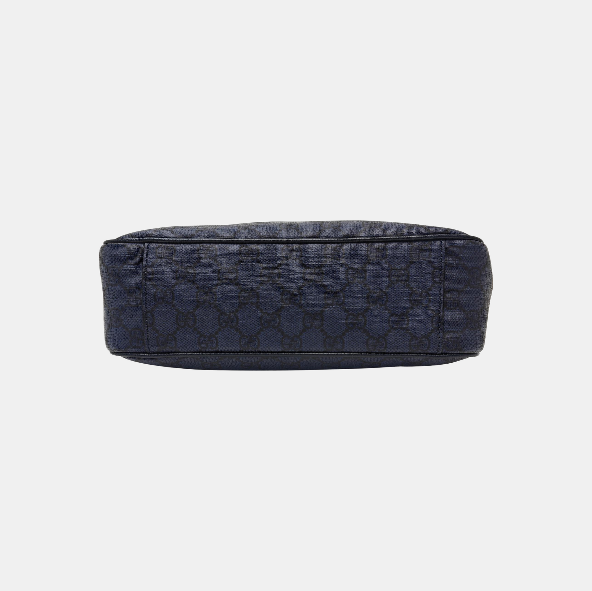 Ophidia Medium Monogram Coated Canvas Blue