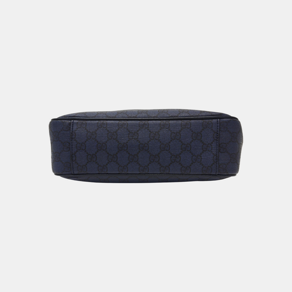 Ophidia Medium Monogram Coated Canvas Blue