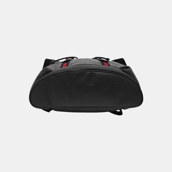 GG Supreme Monogram Coated Canvas Black