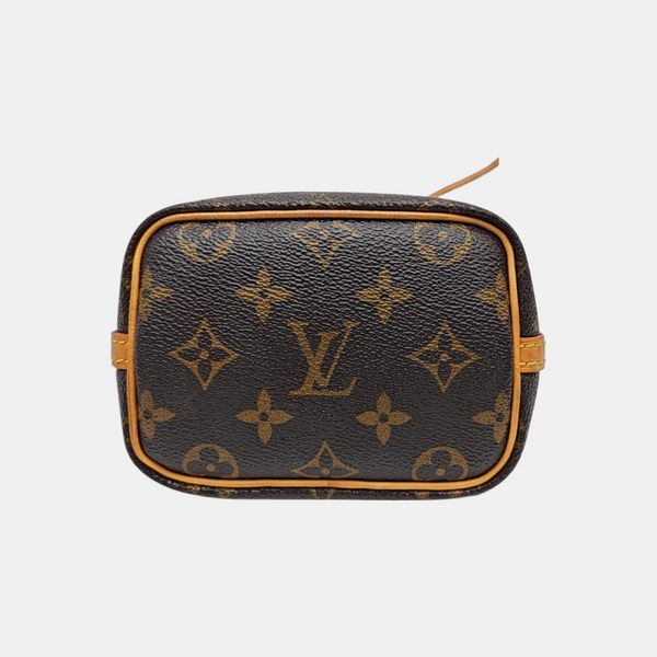 NÉONOÉ Nano Monogram Coated Canvas Brown