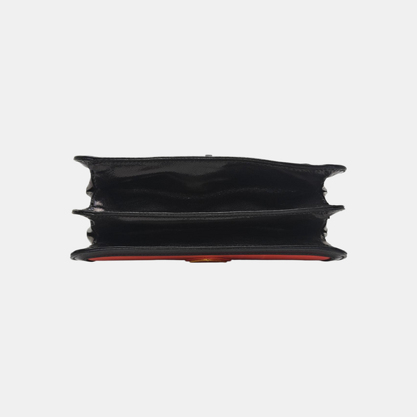 Calfskin Shoulder Bag Black