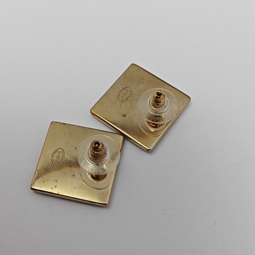 Metal Gold Stud Earrings