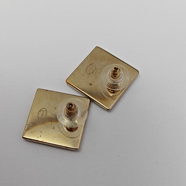 Metal Gold Stud Earrings