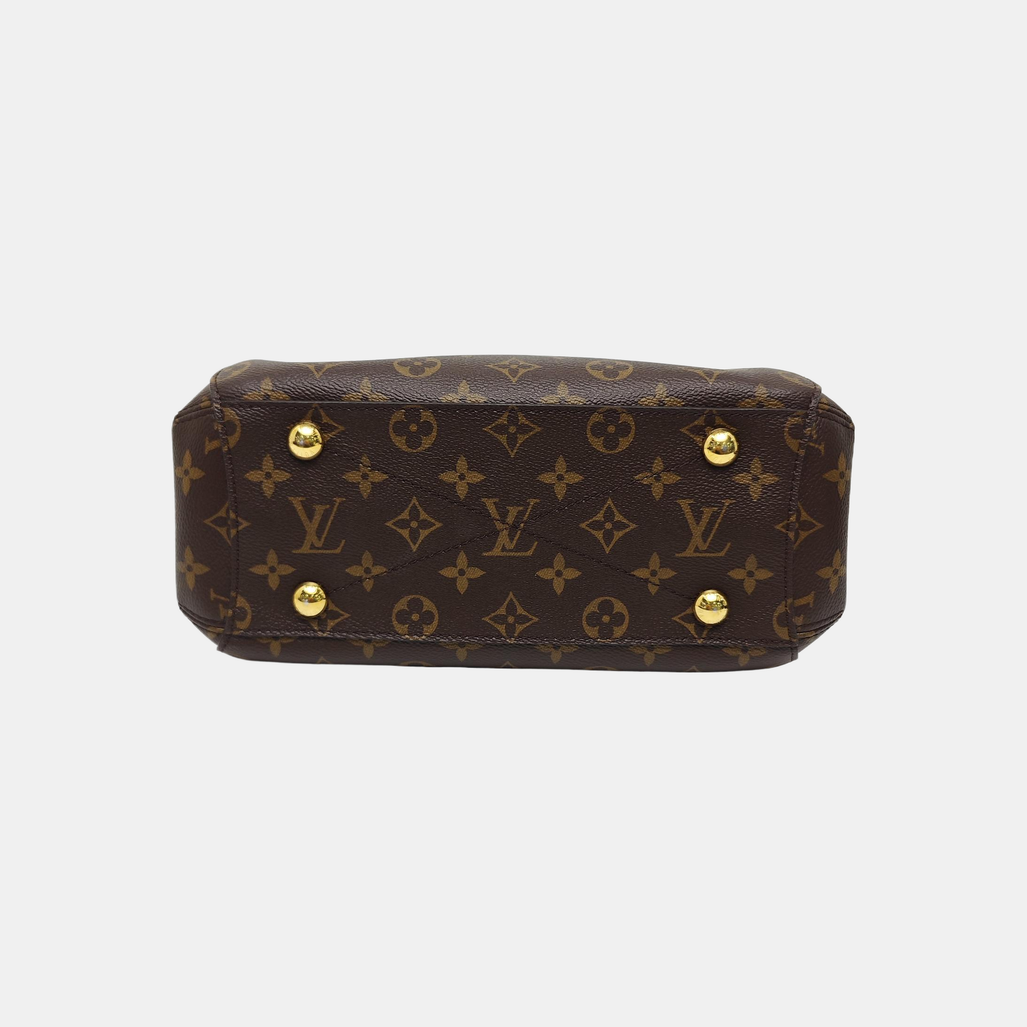 MONTAIGNE BB Monogram Coated Canvas Brown