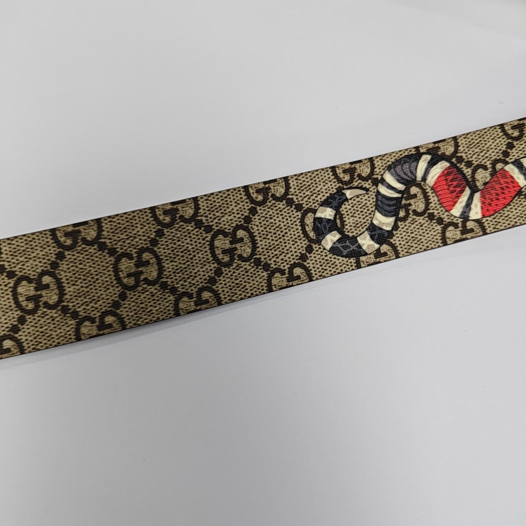 Leather Belt Beige