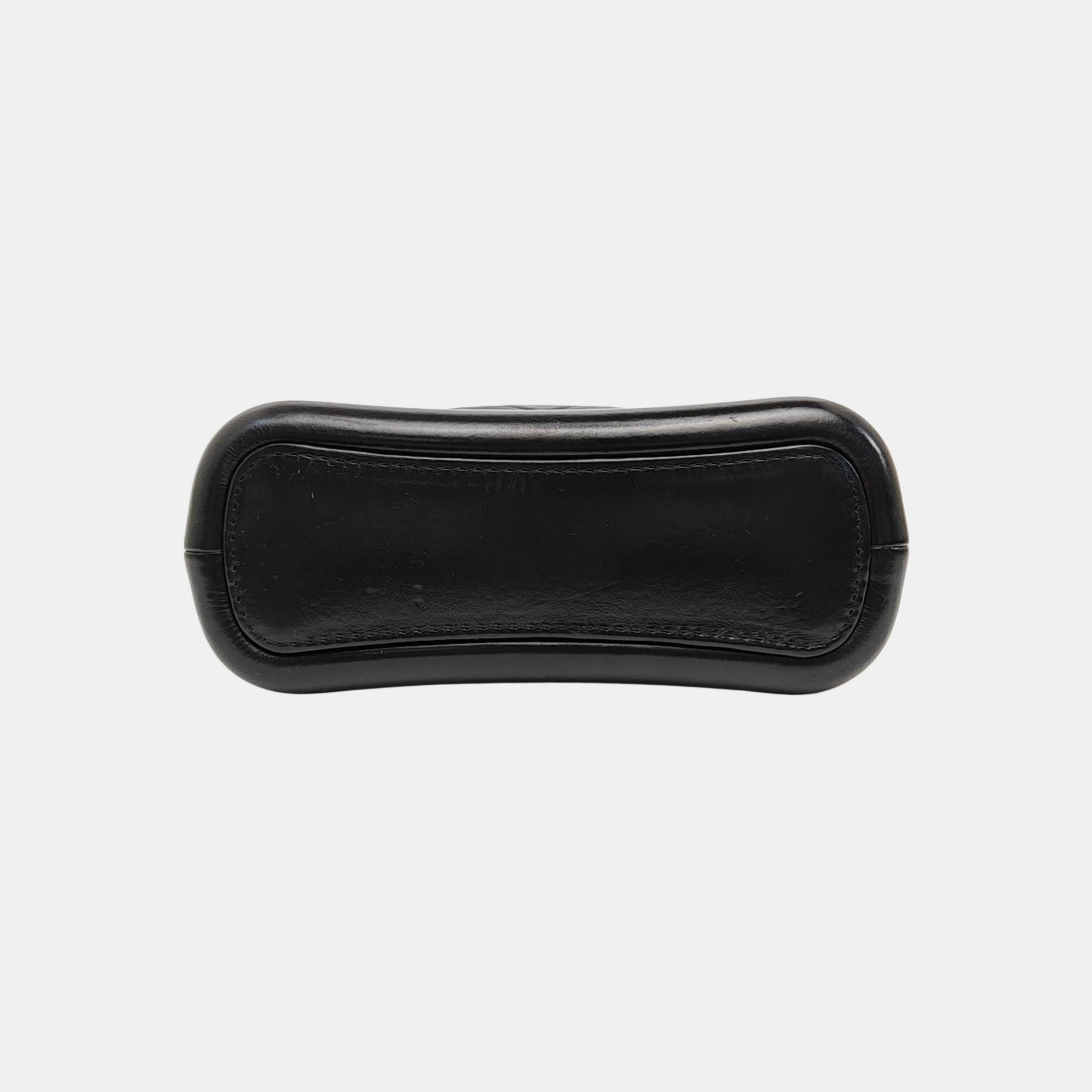 GABRIELLE Small Quilted Vintage Calf Black
