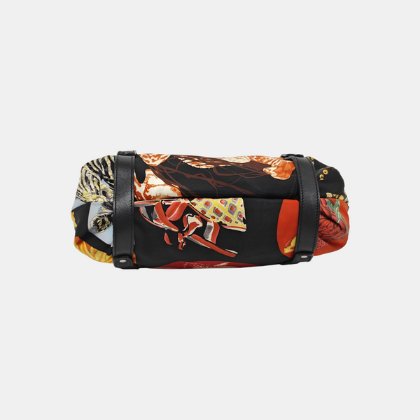 Calfskin Top Handle Bag Multicolor