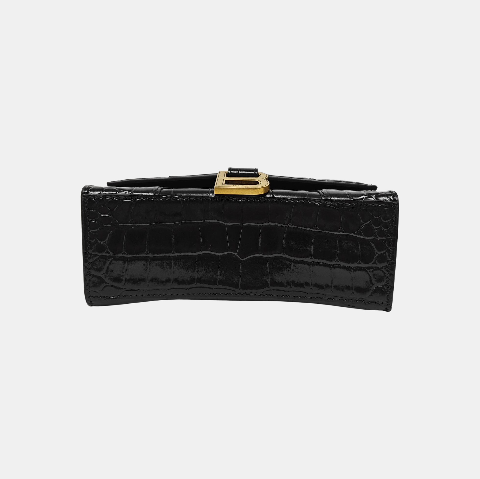 Hourglass XS Calfskin Black