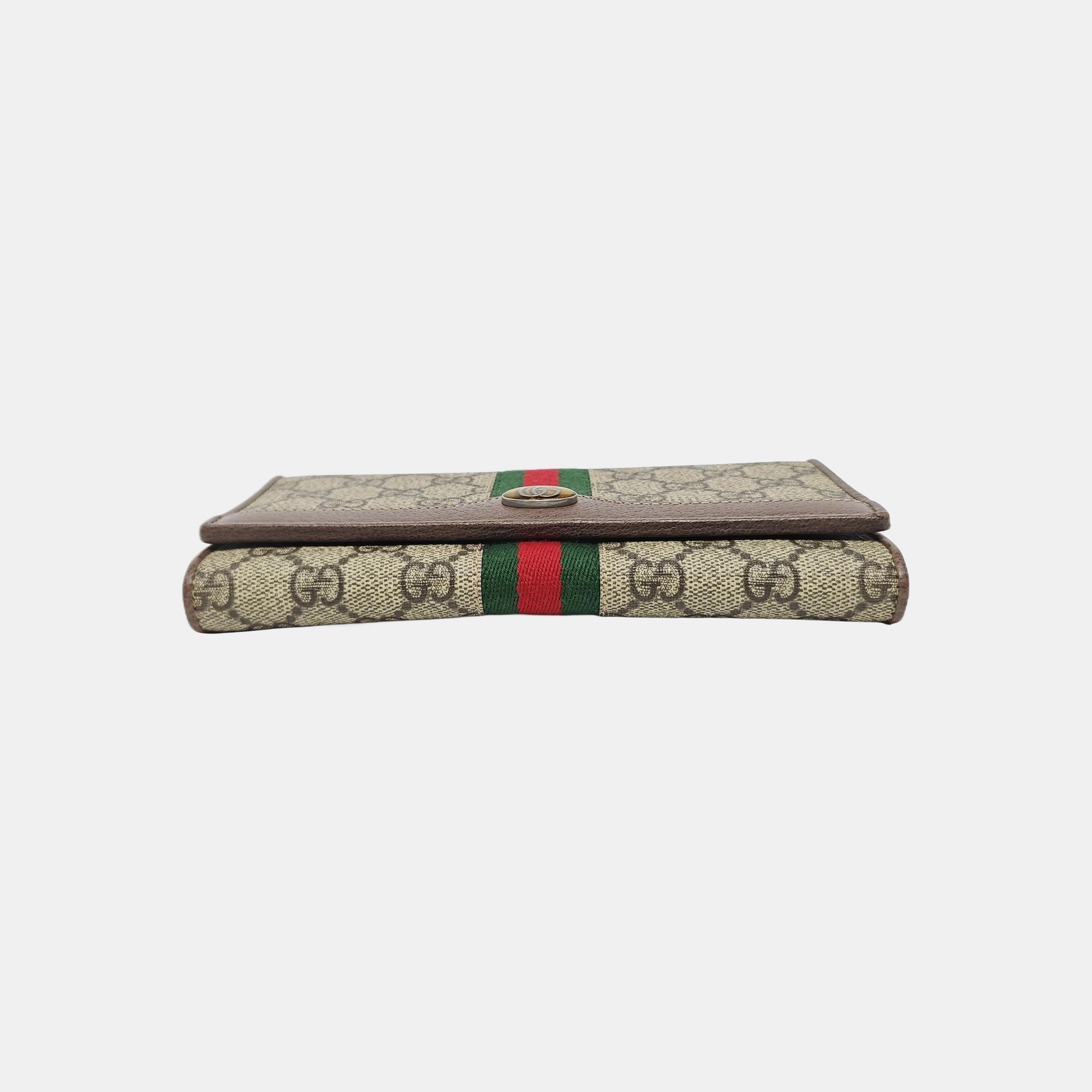 Ophidia Mini Monogram Coated Canvas Beige