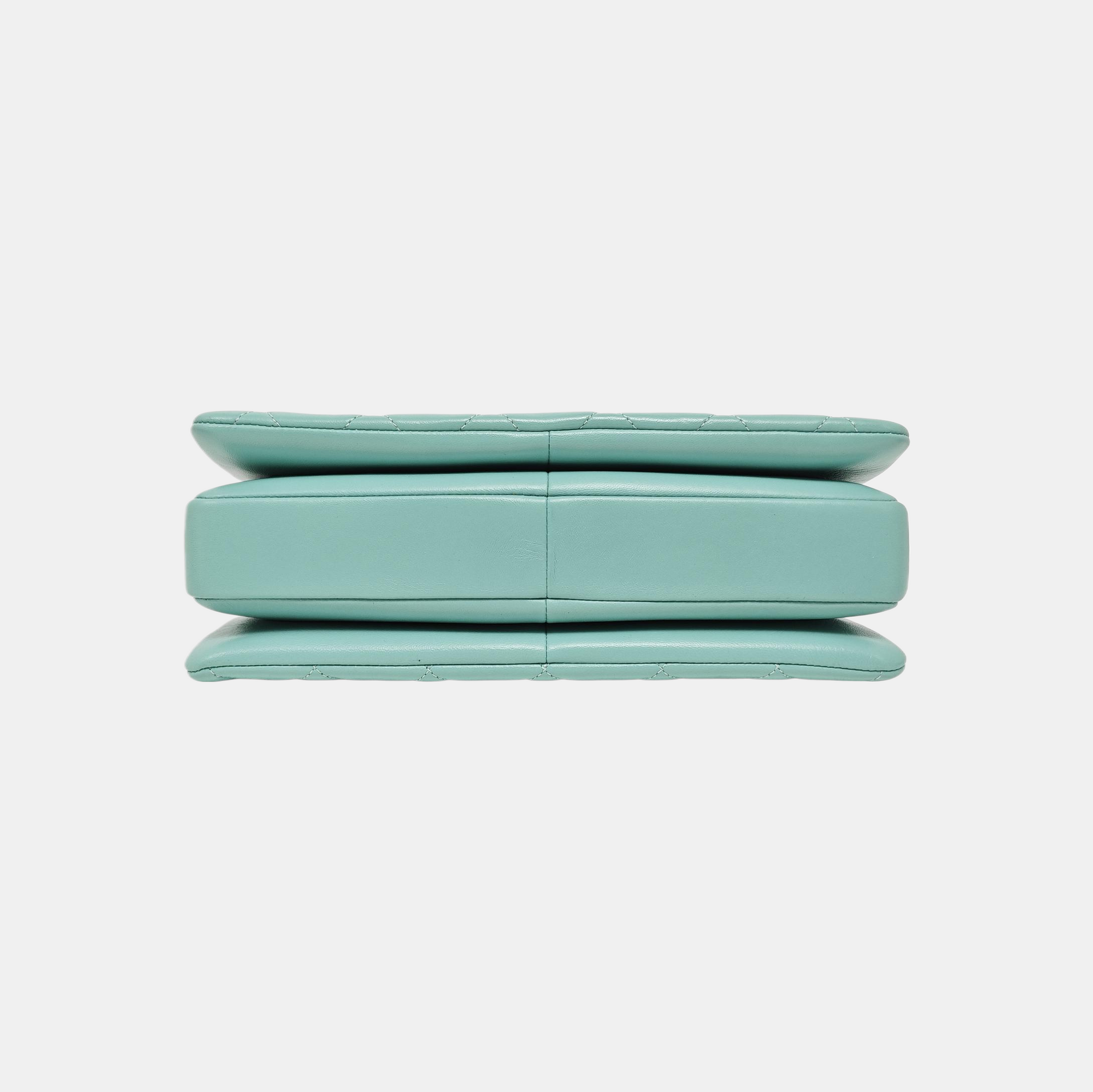 TRENDY CC Quilted Lambskin Blue