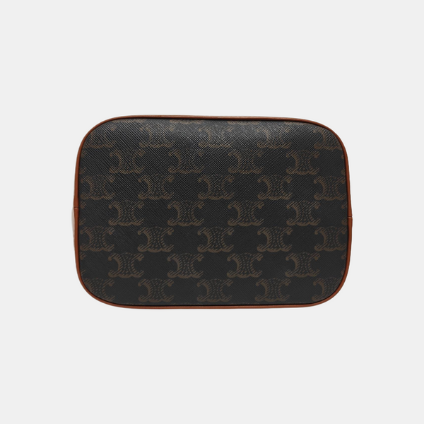TRIOMPHE CANVAS Small Coated Canvas Brown