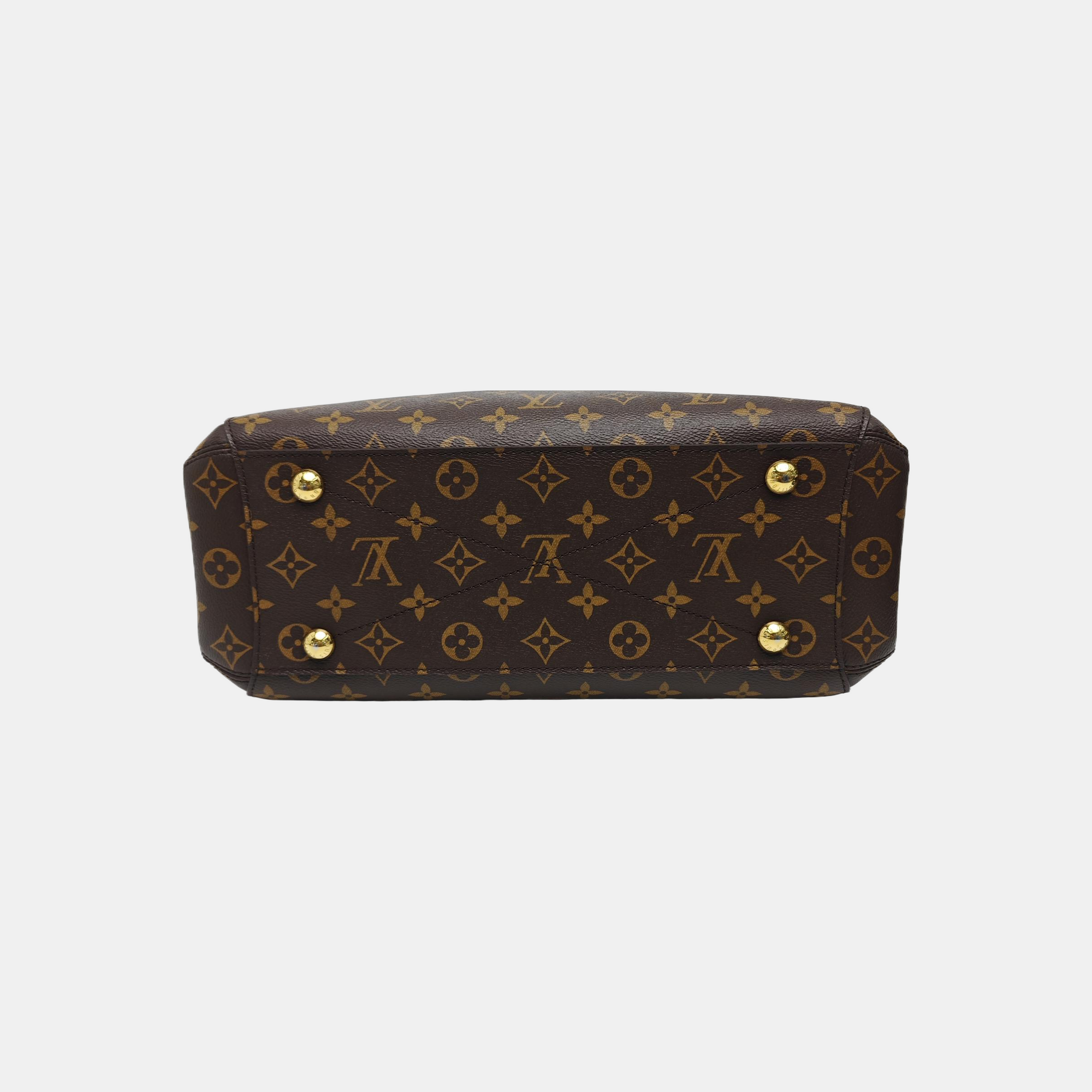 MONTAIGNE Monogram Coated Canvas Brown