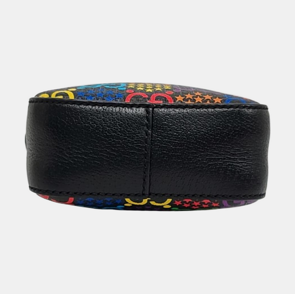 Psychedelic Monogram Coated Canvas Black