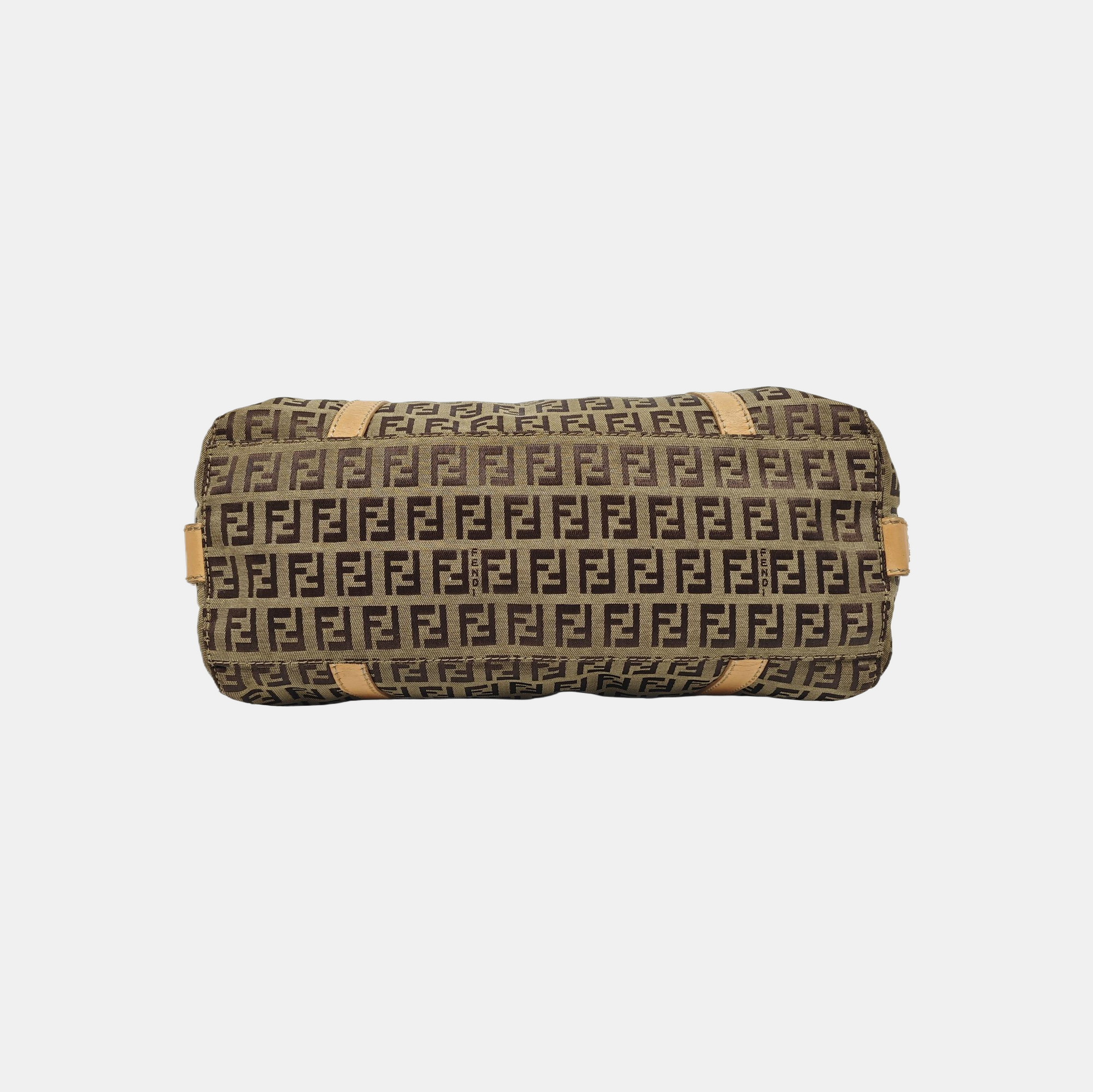 Canvas Top Handle Bag Brown