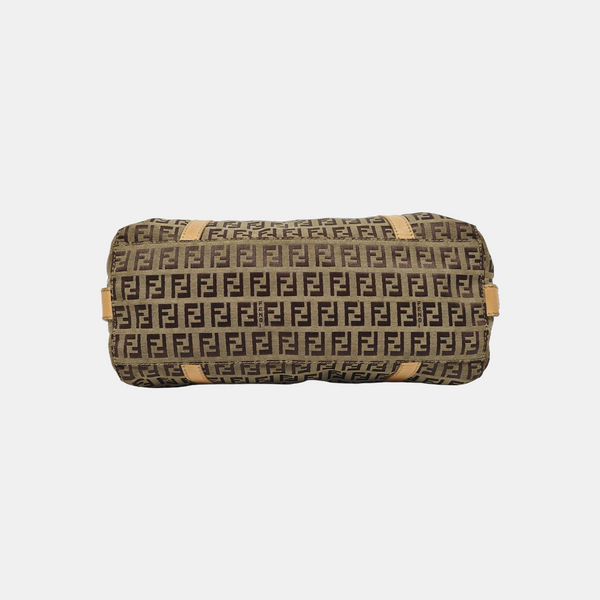 Canvas Top Handle Bag Brown