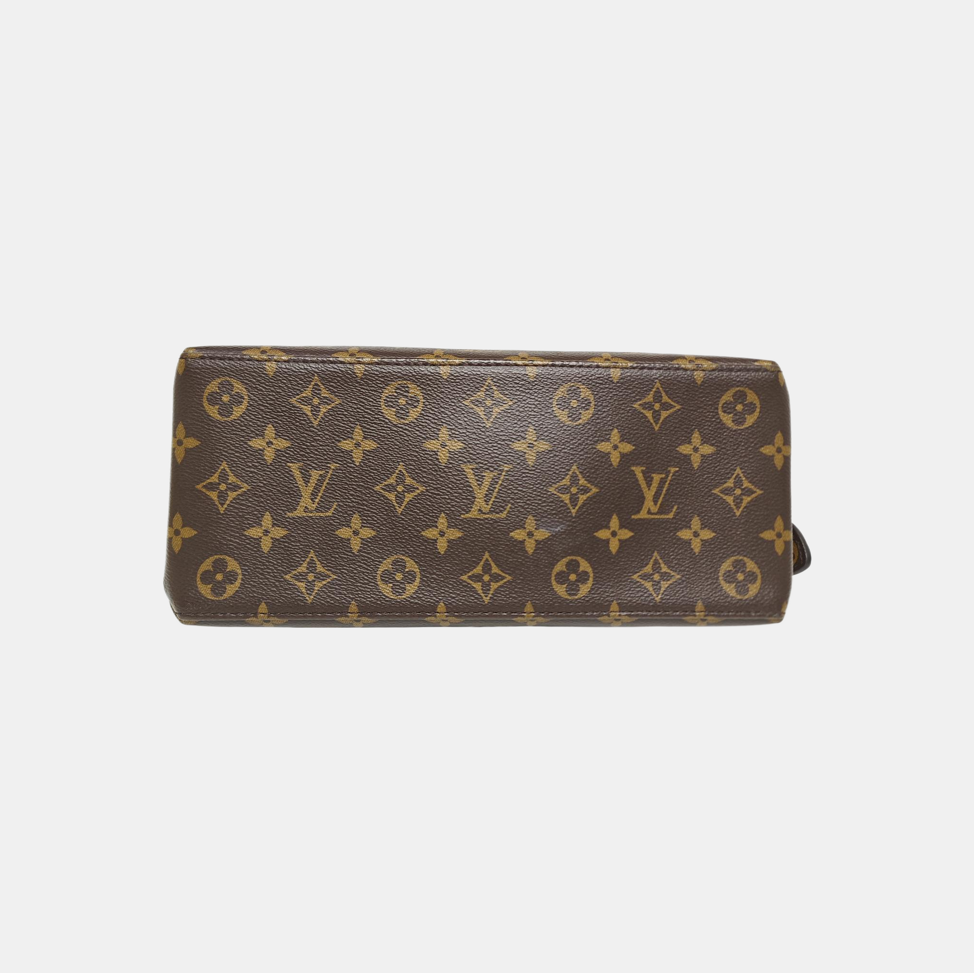 PALAIS PM Monogram Coated Canvas Brown