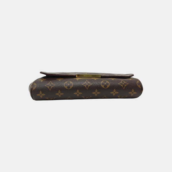 FAVORITE MM Monogram Coated Canvas Brown